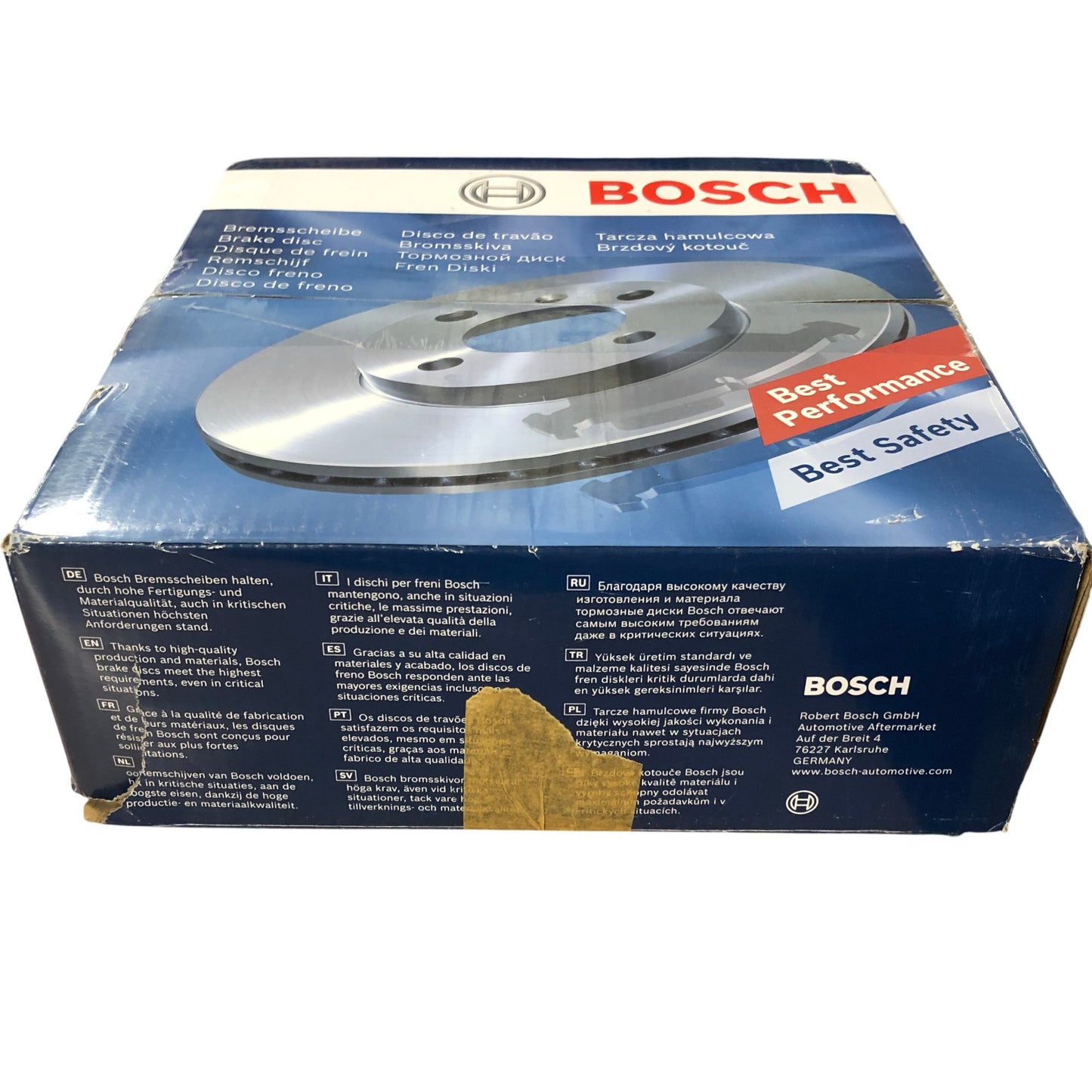 BOSCH BD753 Brake Discs Set of 2 Front Axle Best Performance Best Safety