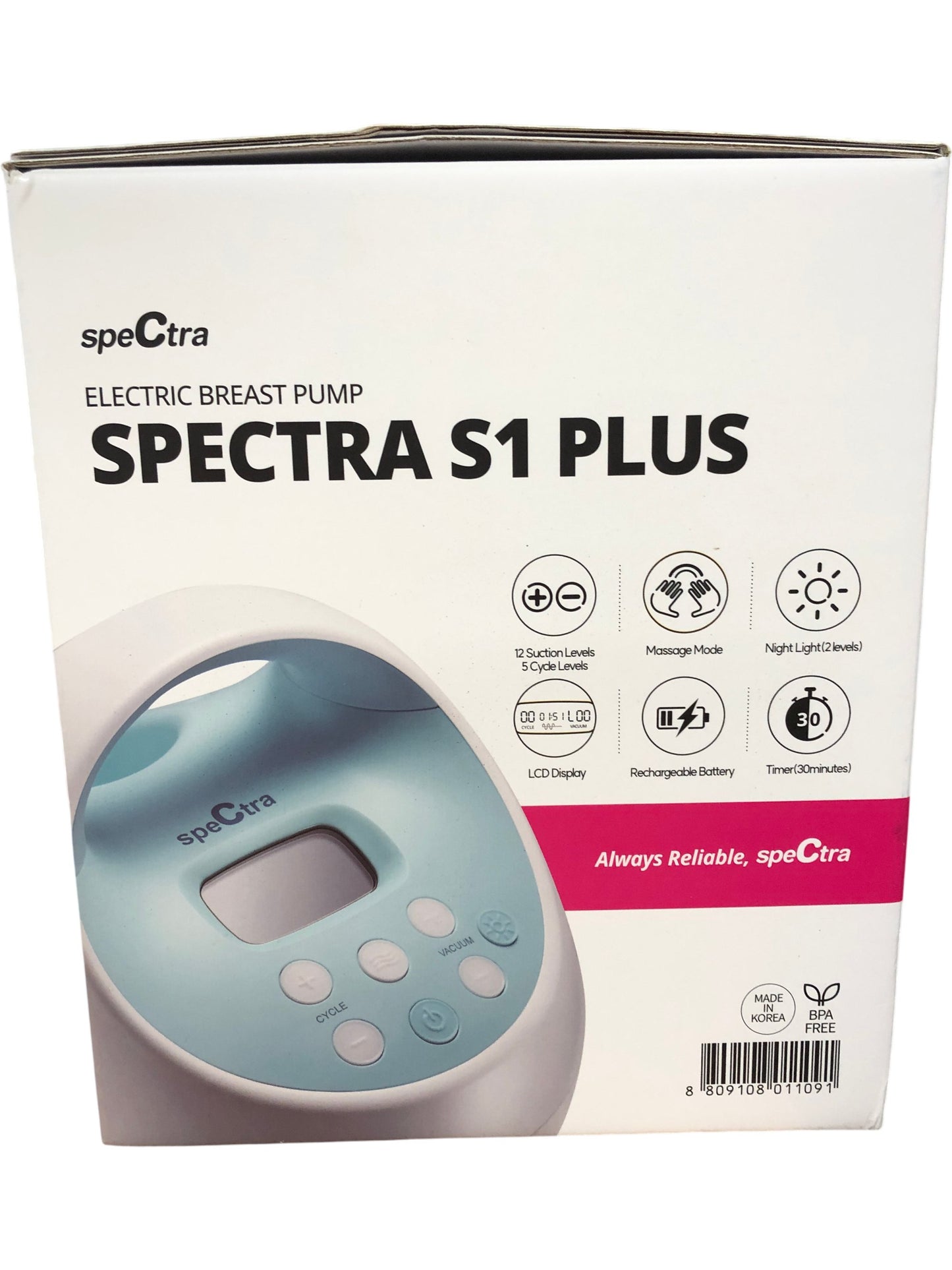Spectra Electric Breast Pump SPECTRA S1 PLUS BPA Free Rechargeable Dual Pumping