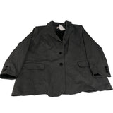Women's Blazer Grey Tailored Fit Button Up Jacket UK18