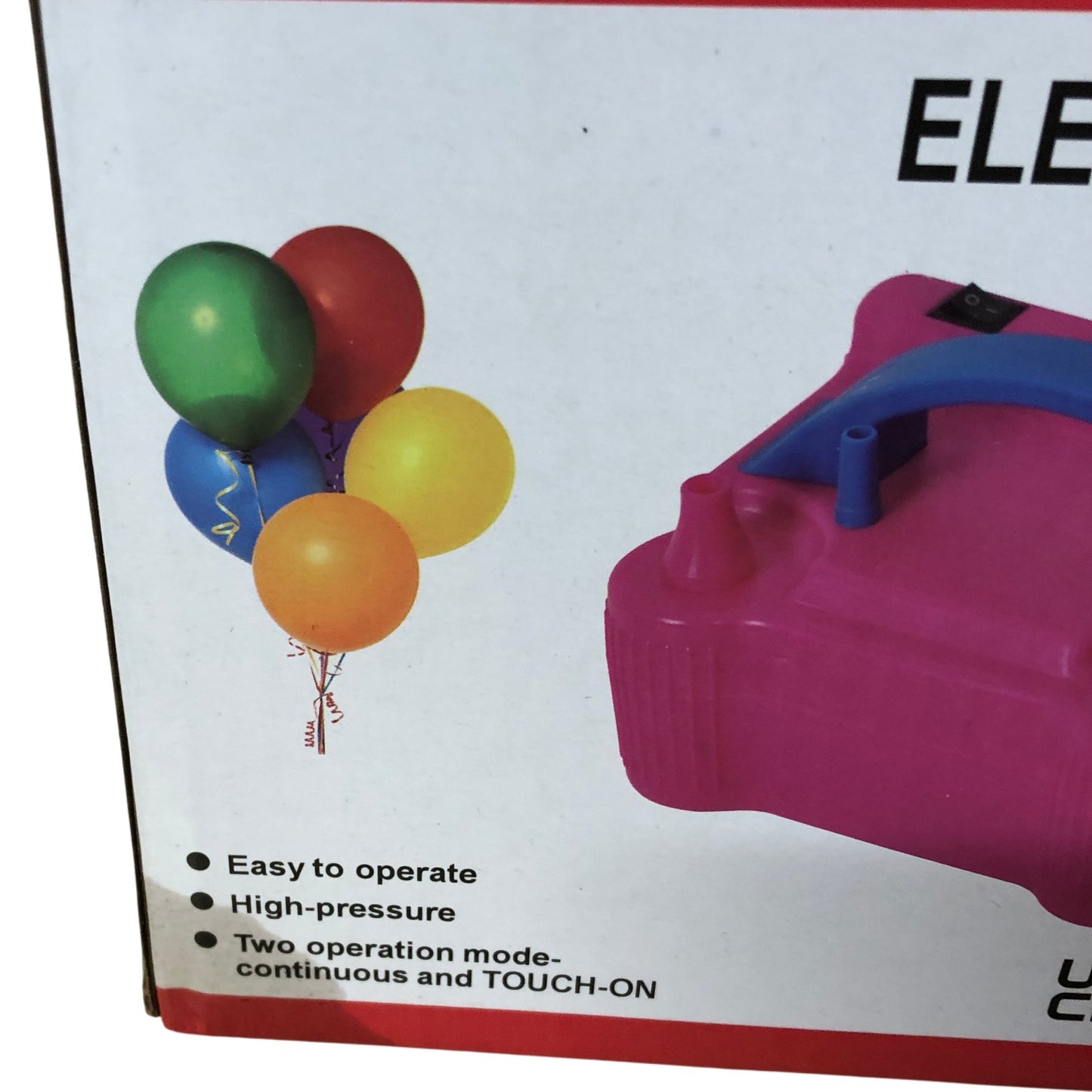 Electric Balloon Pump High Pressure Easy To Operate Model 73005 Purple