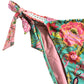 River Island Floral Bikini Bottoms UK10 Women's Tie Side Swimwear Multicolour