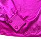 River Island Cowl Neck Women's Satin Pink Long Sleeve Blouse Size 10