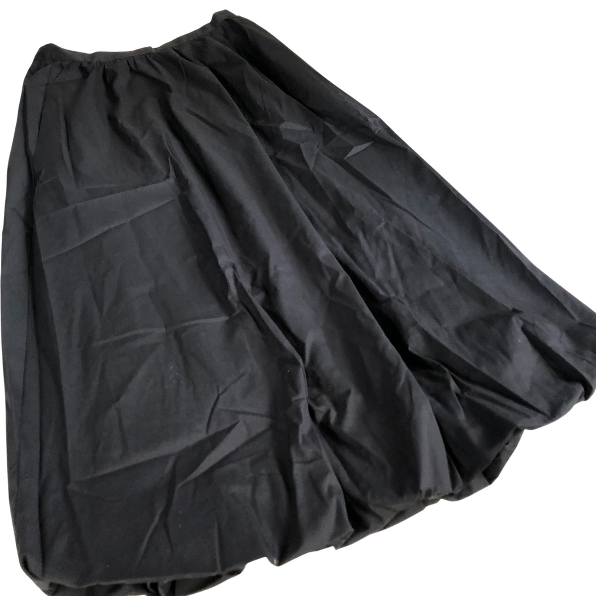 River Island Women's Black Flared Pleated Style Soft Polyester Cotton Blend