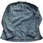 Long Sleeve Denim Shirt With Red Heart Embroidery UK Size 6