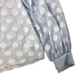 River Island Blue Polka Dot Blouse With Tie Size 12