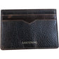 SARTORIAL Leather Card Case Dark Brown Men's Wallet with Slim Design