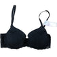 ella M Lily T Shirt Bra UK34B Women's Soft Luxury Lace Black Comfort Padding