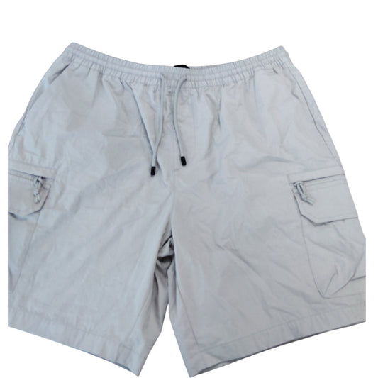 Unplanned Cargo Shorts Size L Men's Light Grey Casual Outdoor Wear
