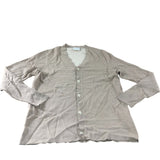Beige Textured Cardigan - Size Medium