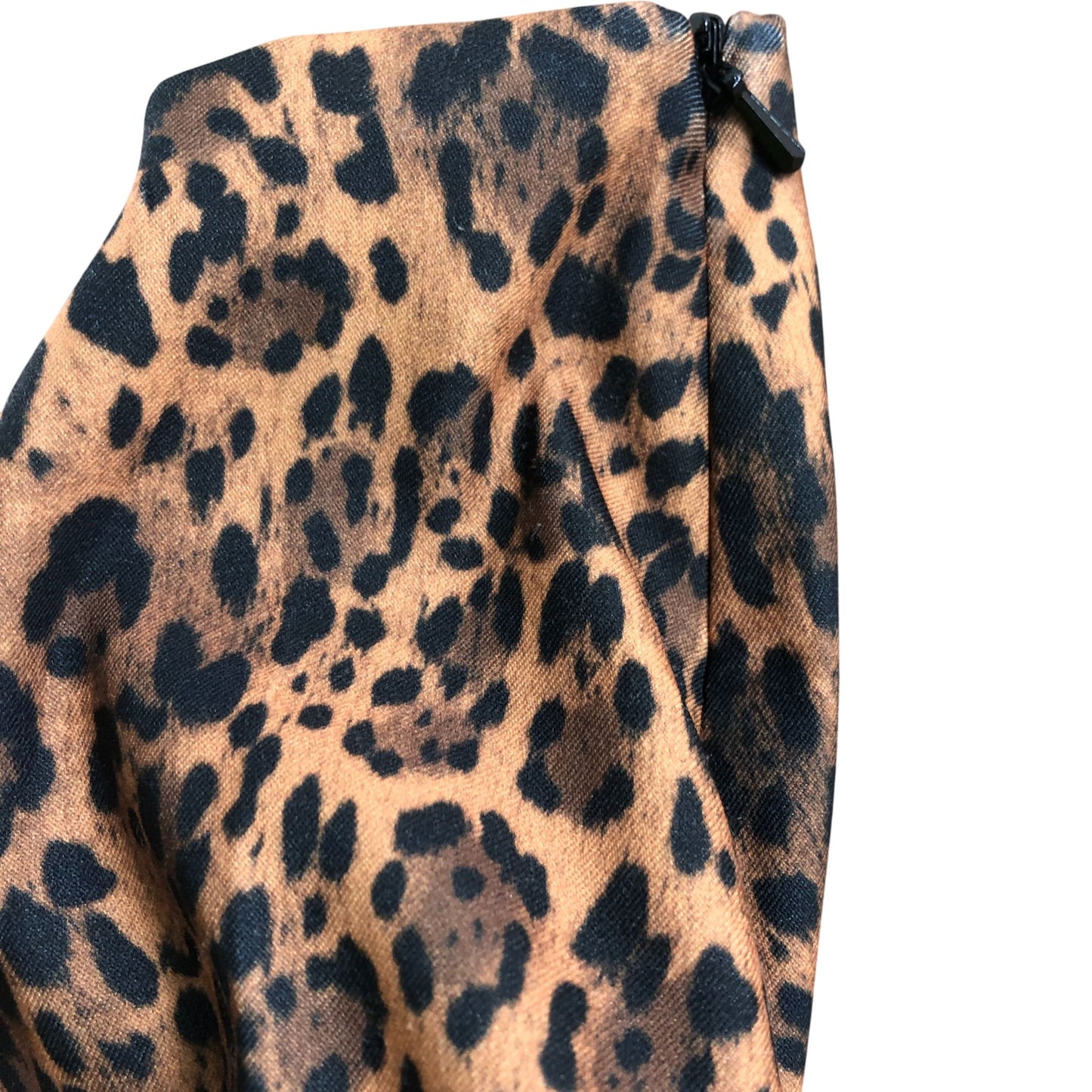 River Island UK18 Women's Leopard Print Bubble Hem Skirt