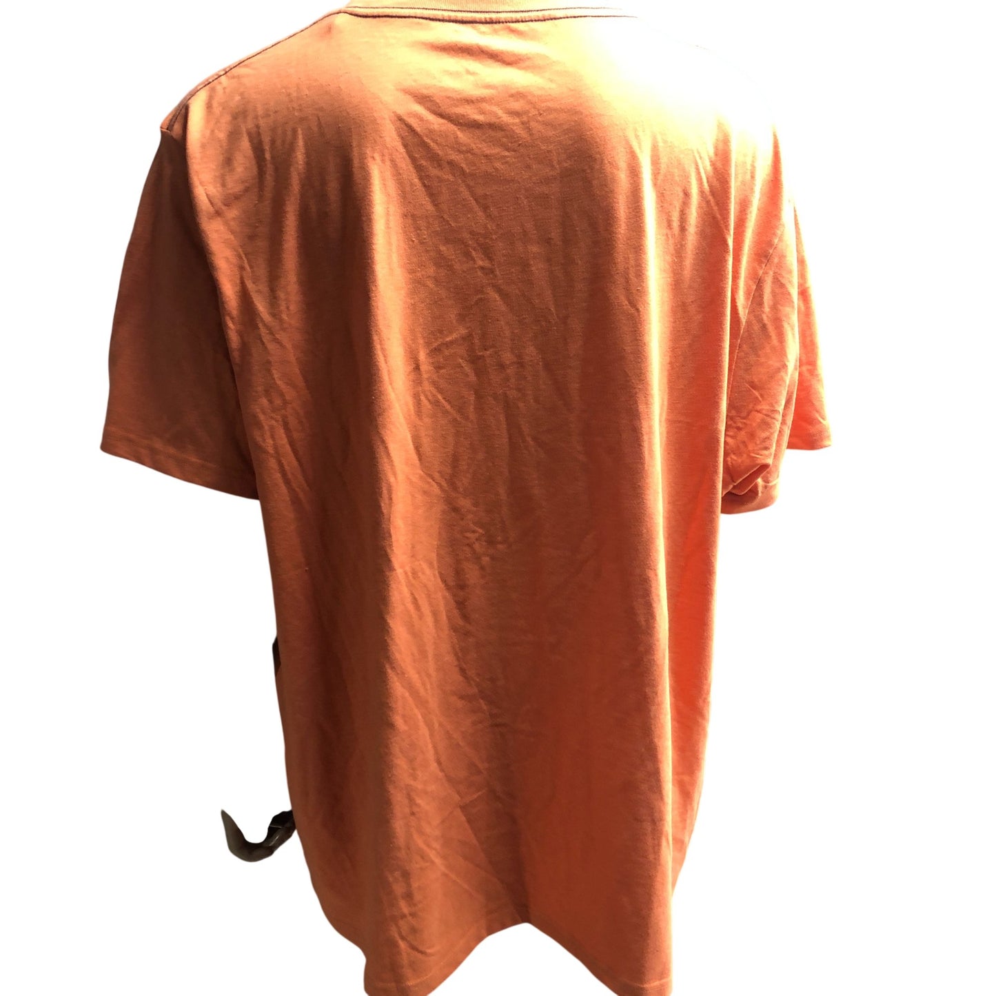 Weird Fish Co T-Shirt 4X Large Men's Orange Organic Cotton Graphic Tee