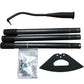 Hoe Garden Tool 139cm Long Digging Planting Ridging Tool New