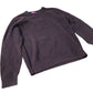 River Island Long Sleeve Sweater Ribbed Knit Burgundy Casual Wear Medium