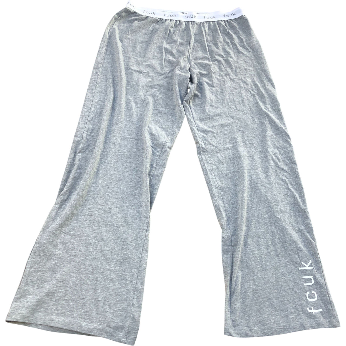 FCUK Sleepwear Set Grey T-Shirt & Trousers Size M