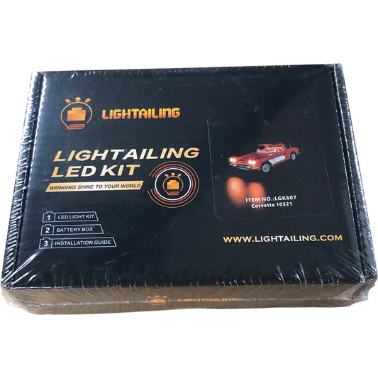 LIGHTAILING LED Kit LGK607 Corvette 10321 Build Lighting Set with Guide