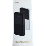 Doubc MV26 Power Bank 10000Mah Fast Charging Portable Device Black Color