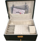 Jewellery Box Dark Green Organiser For Rings Necklaces Bracelets
