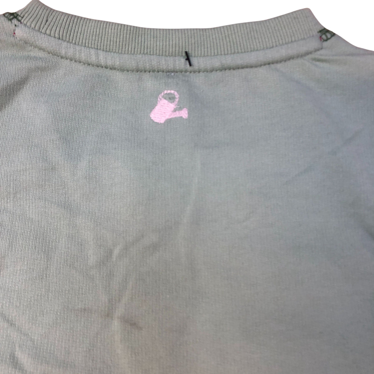 Girls Embroidered Sweatshirt Size 7-8 Years Floral Pattern Long Sleeve