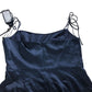 Adrianna Papell Maxi Dress UK14 Women's Navy Blue Spaghetti Strap Elegant Gown