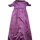 Jumpsuit UK8 Women's Burgundy Luxe Velvet Wide Leg Party Outfit
