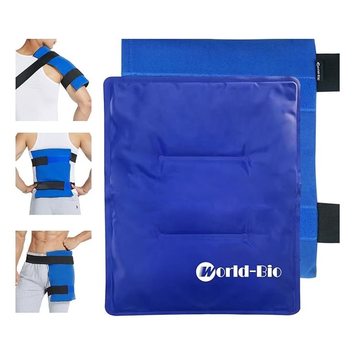 World Bio Hot And Cold Pack With Wrap 11x14 Inch Ideal For Pain Relief