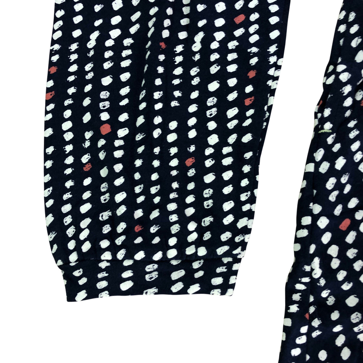 Megan Jersey Dress Women's Long Sleeves Navy Multi Polka Dot