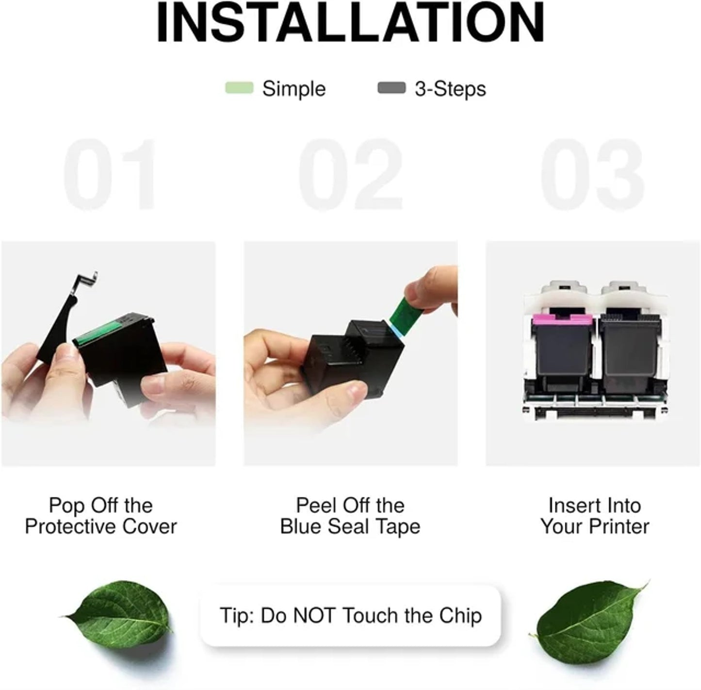 High Capacity Ink Cartridge Set 575 576XL Black Tri-Color Compatible Printers