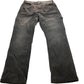 Avant Garde Cargo Trousers Men's Casual Straight Leg Grey Denim Medium 32W 30L