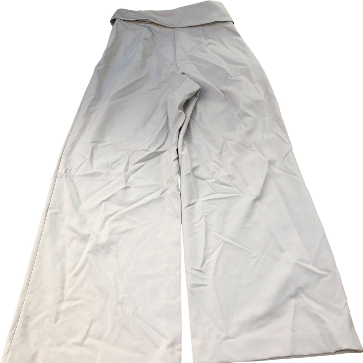 River Island Trousers Size 12 Women's Wide Leg Lightweight Fabric Casual Grey