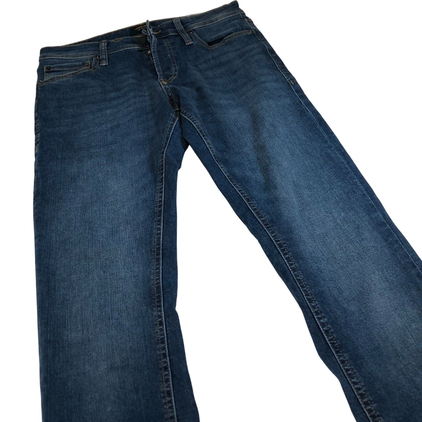 Jack &  Jones Jeans Men's Stretch Slim Fit Denim W32 L34 Blue Casual Wear
