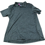 Mountain Warehouse Large Polo Shirt Men's Short Sleeve Grey Casual Activewear