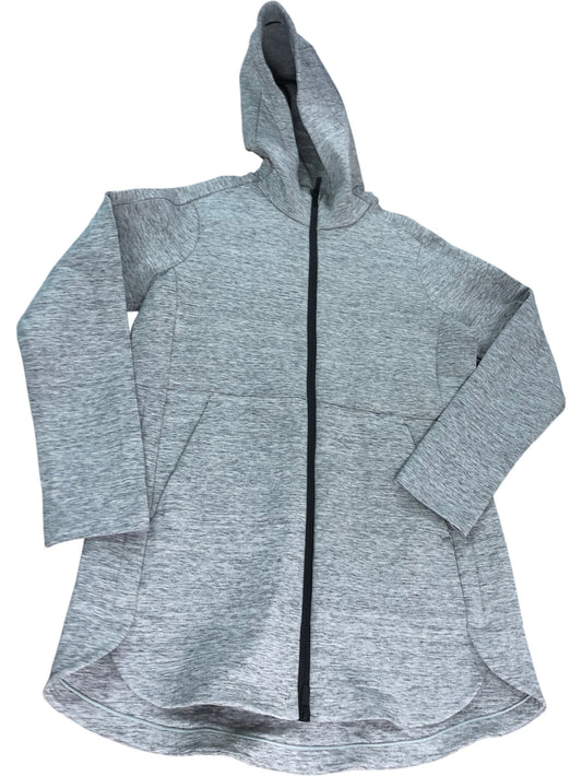Lululemon Women's Size 8 Hooded Activewear Jacket Grey Polyester Blend