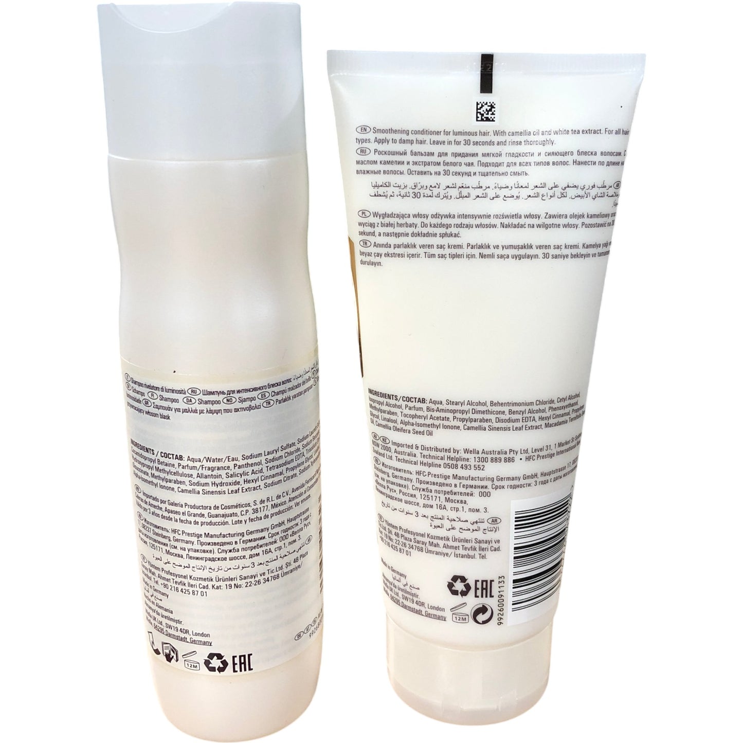 WELLA Professionals Oil Reflections Luminous Shampoo 250ml Conditioner Duo