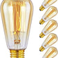 Edison Light Bulbs - Vintage Style E27  ST64 60W - Pack of 6.