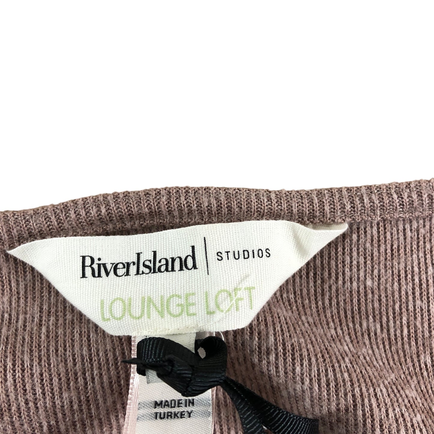 River Island Lounge Loft Sweater UK10 Women's Soft Knit Blush Long Sleeve Top