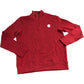 Branded Red Zip Neck Jumper Size M Men's Cotton Knitwear