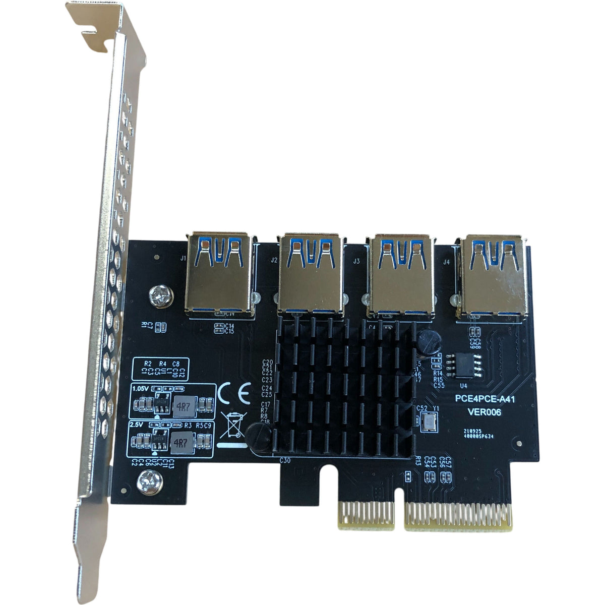 YBBOTT PCI-E 4X To 4 PCI-E USB Card For Bitcoin Mining