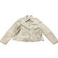 Copenhagen Yellow Leather Scallop Jacket Size XS