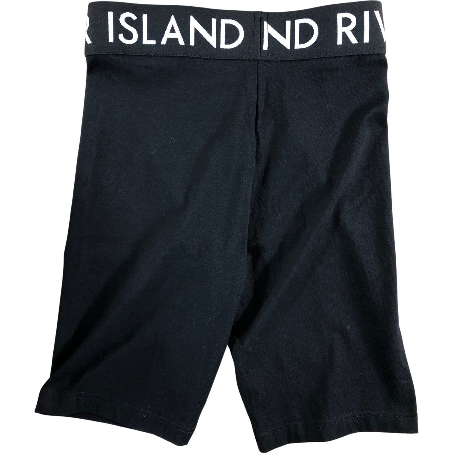 RIVER ISLAND Girls Black Shorts Age 9 10 Years Cotton Stretch Baselayer