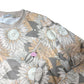 Floral Print Sweatshirt M Men's Terry Casual Wear