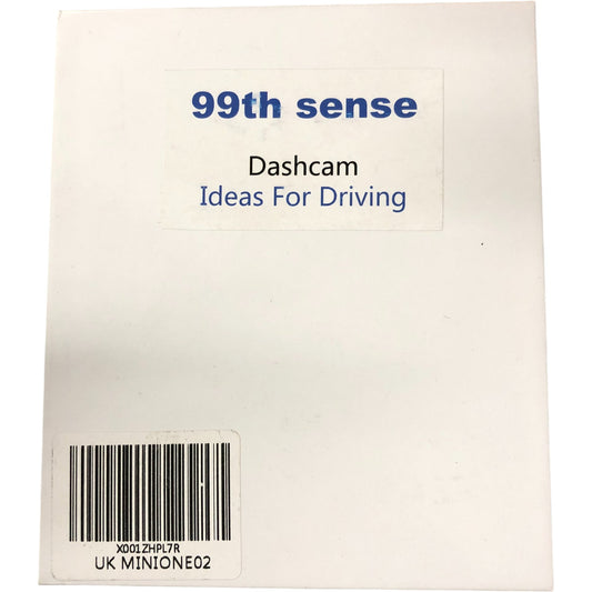 99th Sense Dashcam Full HD 170 Degree Wide Angle Car Security Camera