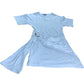 River Island White Belted Mini Dress - Size 8