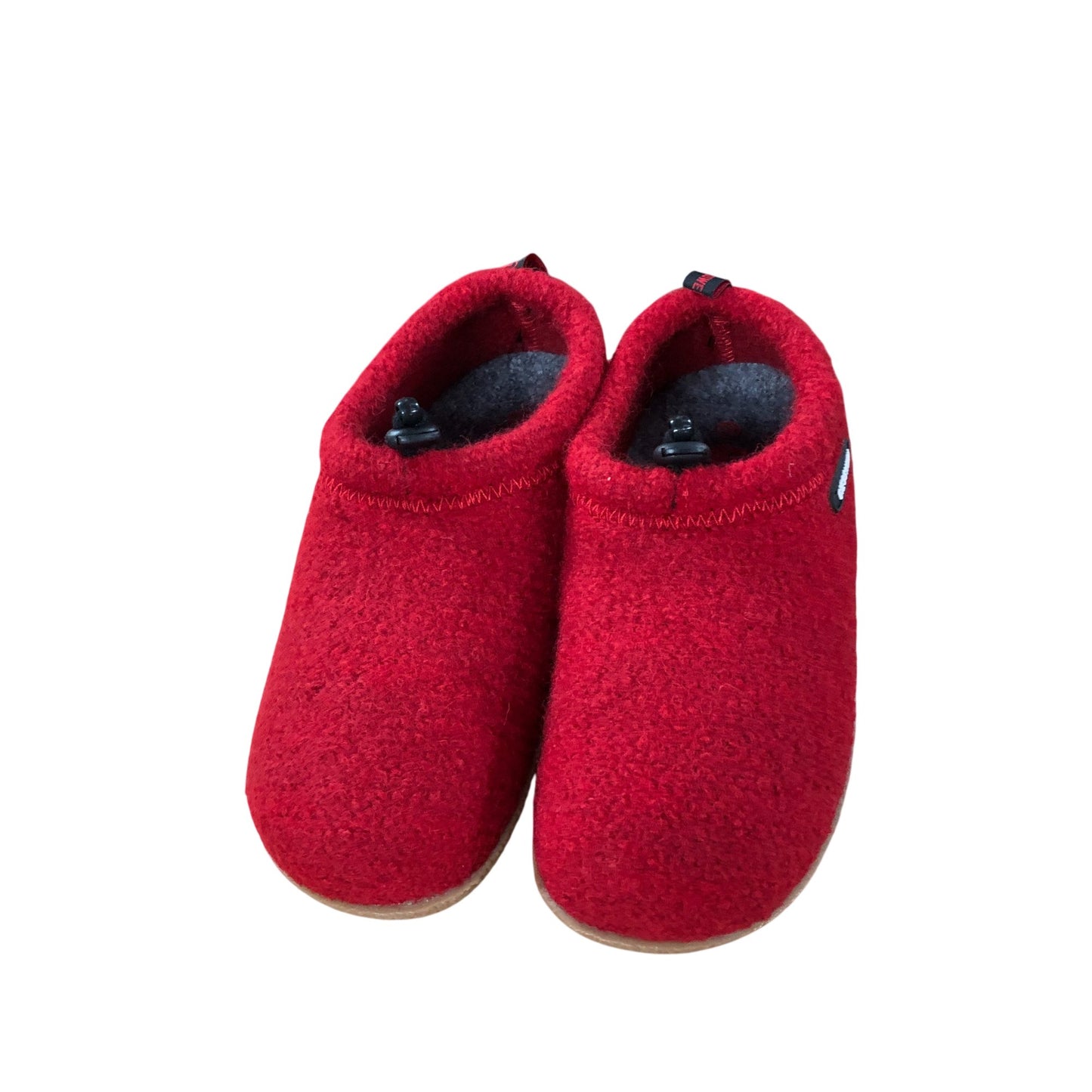 Giesswein Vent Slippers UK4 Women's Merino Wool Flat Chili Red Comfort Shoes