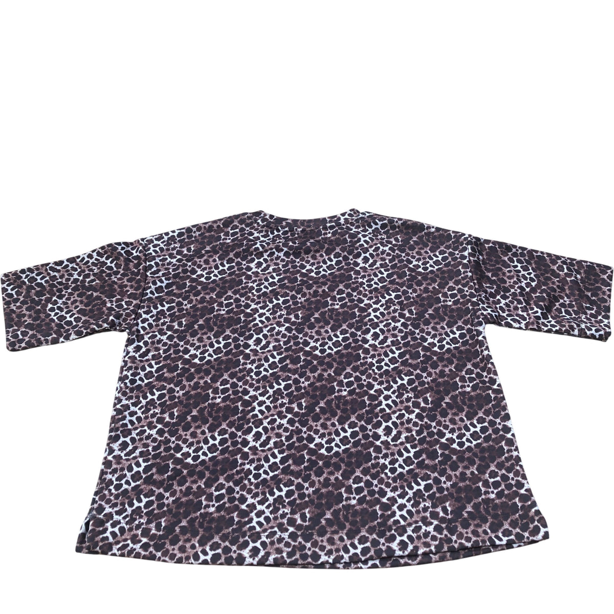 River Island Leopard Print Top Women's Animal Print Short Sleeve Blouse