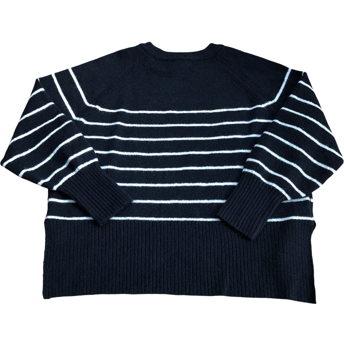 Rivers Island Striped Jumper Navy White Knit Sweater Size M