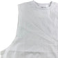 River Island Sleeveless T-Shirt Size S Men's Casual White Cotton Top