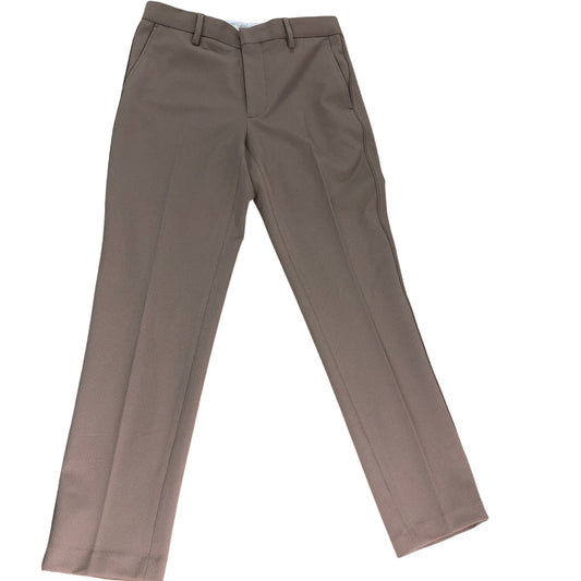 River Island W30 L32 Slim Fit Trousers Men's Beige Smart Casual Style