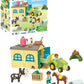 PLAYMOBIL Junior Farm Set 71656 29 Pieces Tractor Barn Animals Children Toy