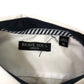 Brave Soul Short Sleeve Shirt M Men's White Casual with Navy Detailing