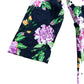 Crew Clothing Company Floral Print Midi Dress UK14 Women's Twist Tie Navy